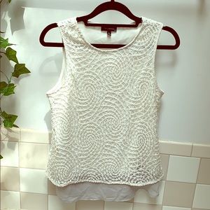 The Limited crochet top